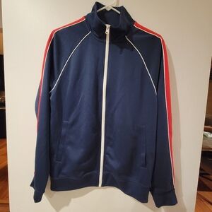 Retro Style Track Full Zip Jacket Size Small NWT